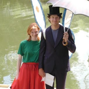 Já a Jana při pohádkovém lese pro děti na naší loděnici