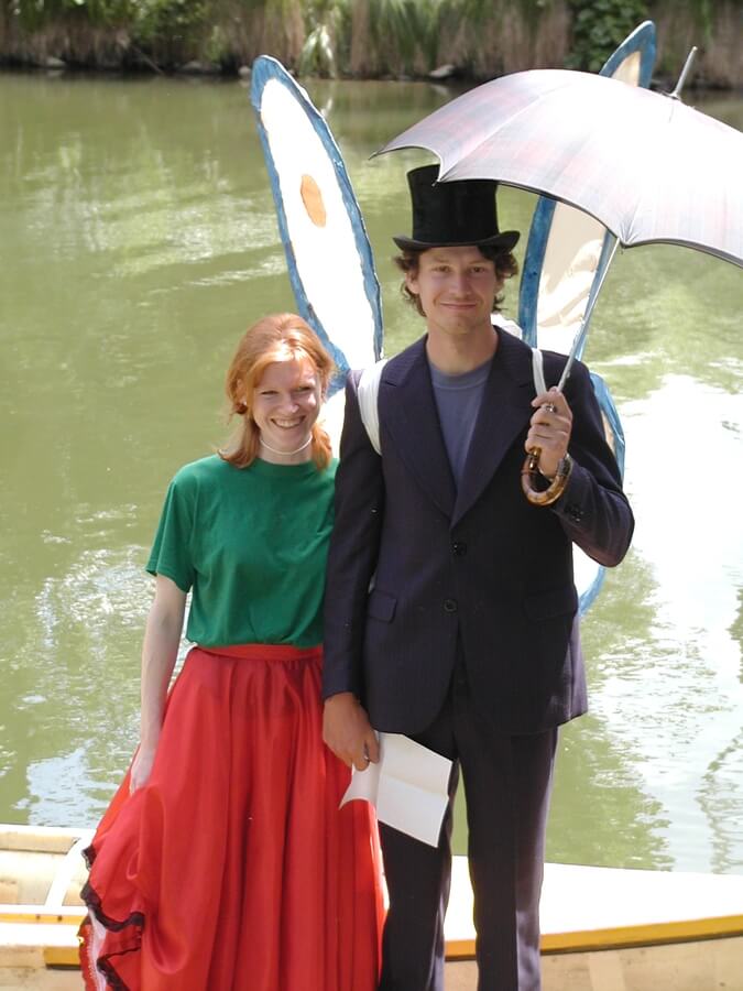 Já a Jana při pohádkovém lese pro děti na naší loděnici