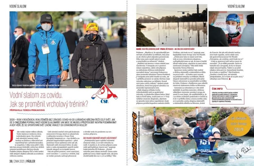 Jak se změnil trénink vodních slalomářů v době korony