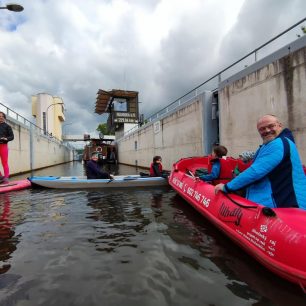 Plavební komora u Hluboké nad Vltavou