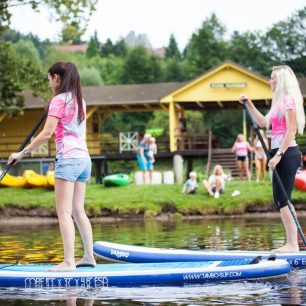 S paddleboardy u Žluté plovárny