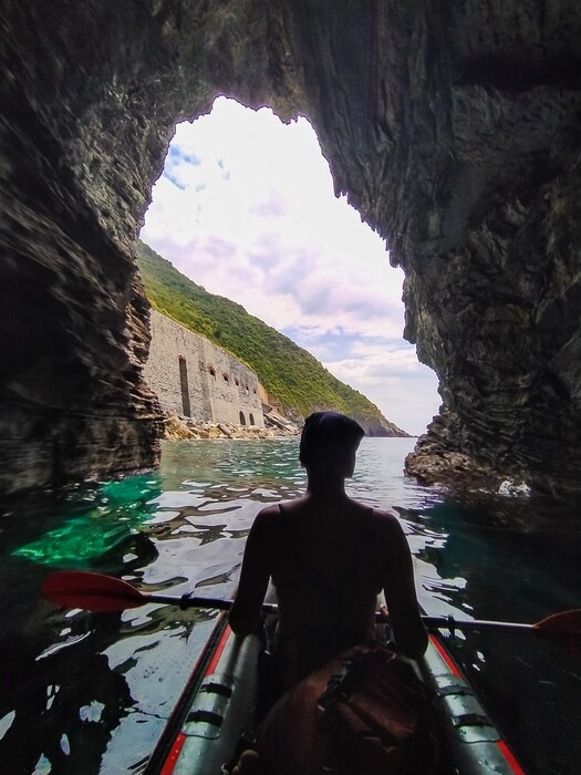 Mořské jeskyně mezi Cornigliou a Vernazzou…