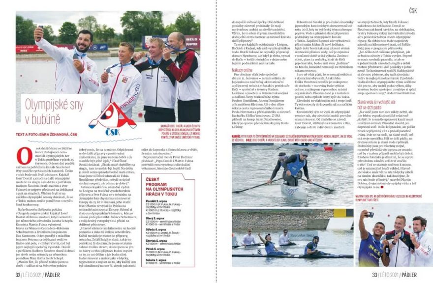 Z posledních příprav českých rychlostních kanoistů před OH