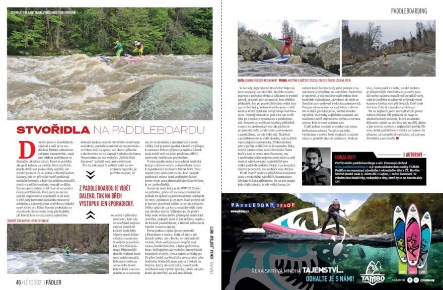 Stvořidla na paddleboardech