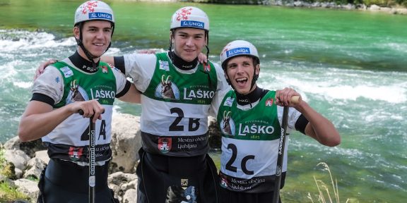 Mladí vodní slalomáři zářili na ME ve slovinském Solkanu