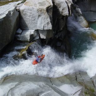 Vodopády na švýcarské řece Reuss