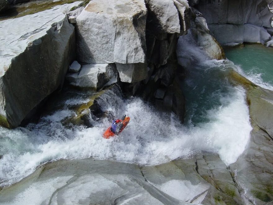 Vodopády na švýcarské řece Reuss
