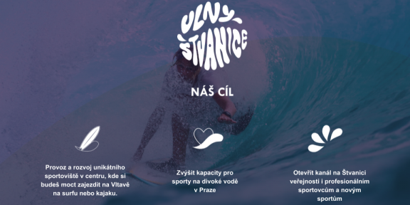 Podpořte vznik surfovací vlny na Štvanici