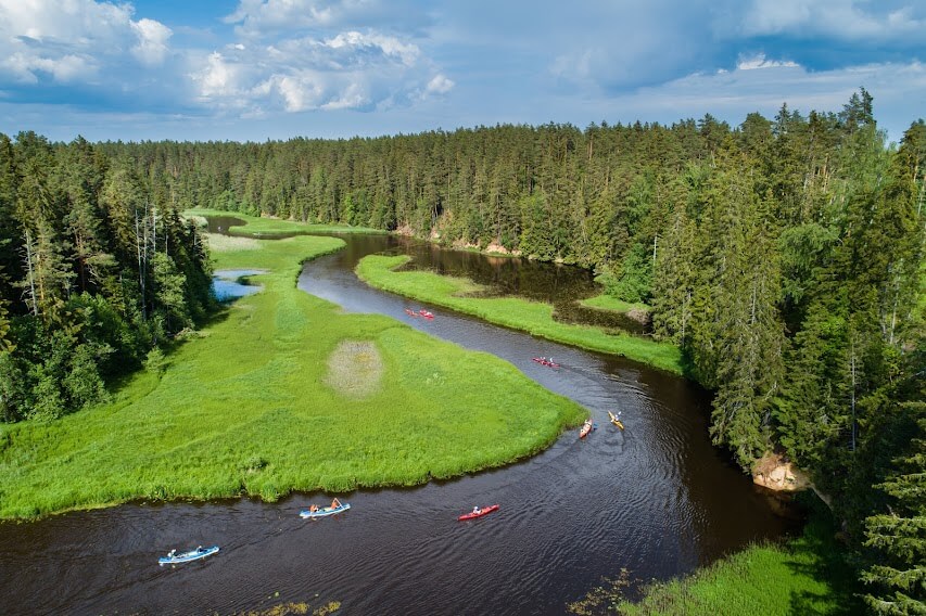 Krásná řeka Võhandu
