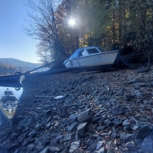 Slapy jsou plné lodí a hausboatů