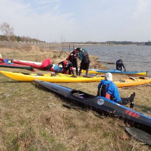 Jendi z mála, co dojeli až na hráz přehrady