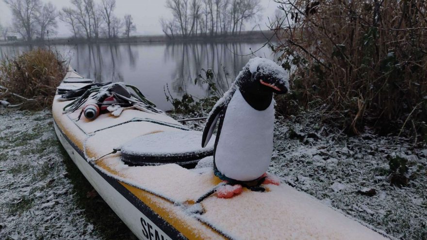 Konečně zimní seakayaking