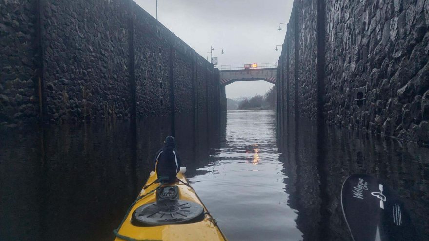 Poslední zdymadlo na cestě do Hřenska - Střekov.