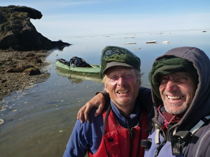 Nicholson Point byl nejsevernější bod naší cesty a závěr delty řeky Anderson. Pět týdnů na cestě a tři týdny ještě zbývají.