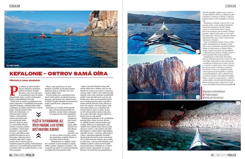 Řecká Kefalonie na seakajaku