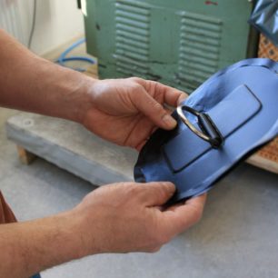 Ukázka jedné ze svařovaných komponent.