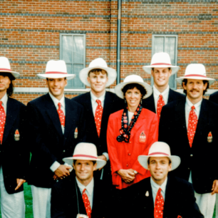 Jirka vedl závodníky U.S.A. při olympiádě v Atlantě 1996.