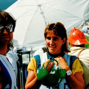 Jirka a bývalá reprezentantka Marcela Sadilová.