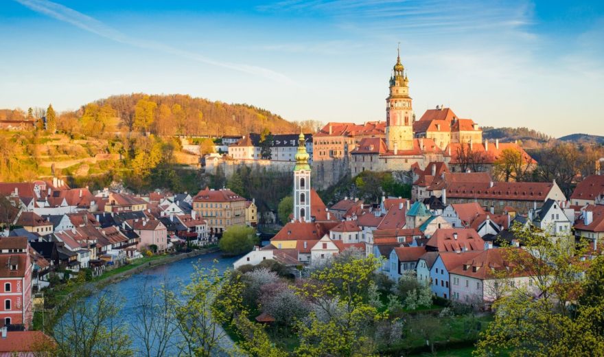 Pohled na Český Krumlov