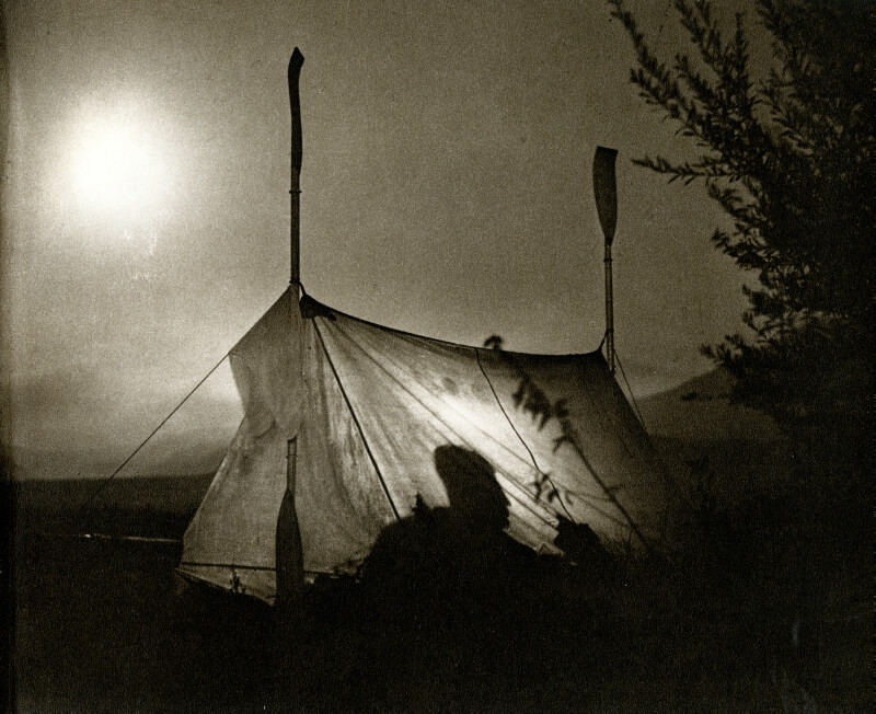 Plátěná chaloupka z minulého století.