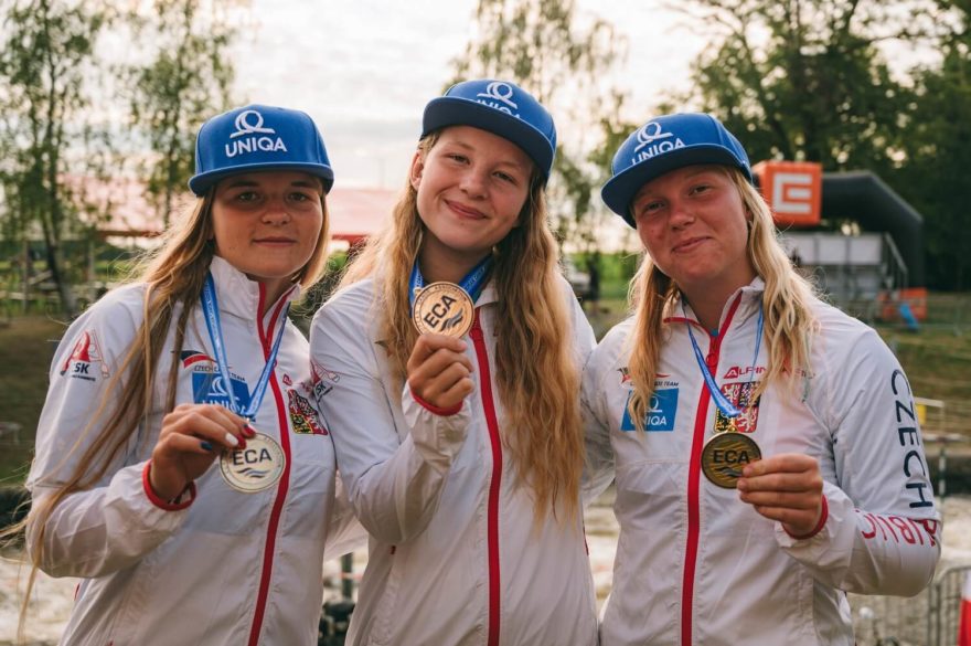 Medaile kajakářské hlídky