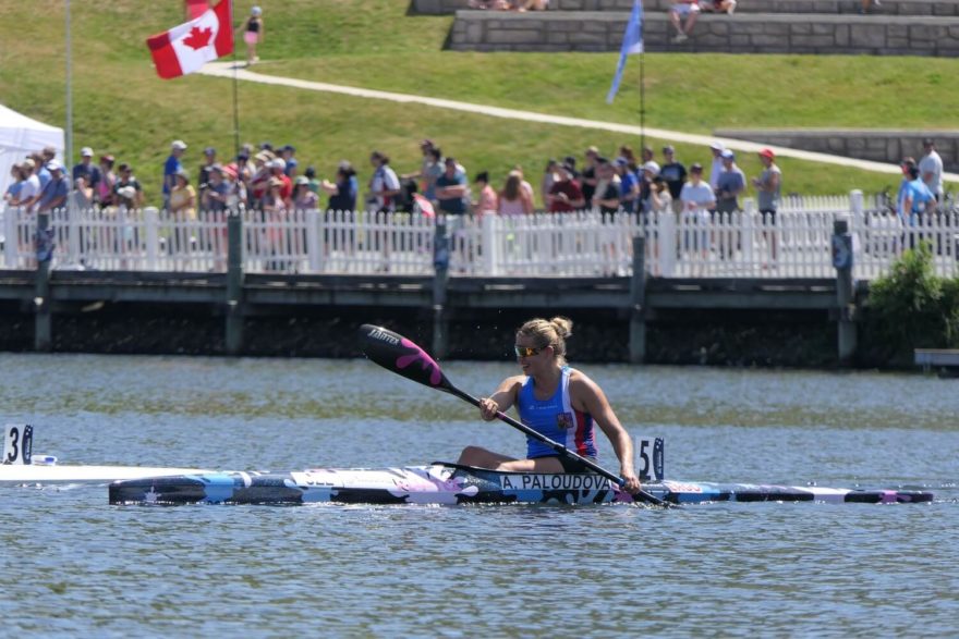 Anežka Paloudová při semifinále.