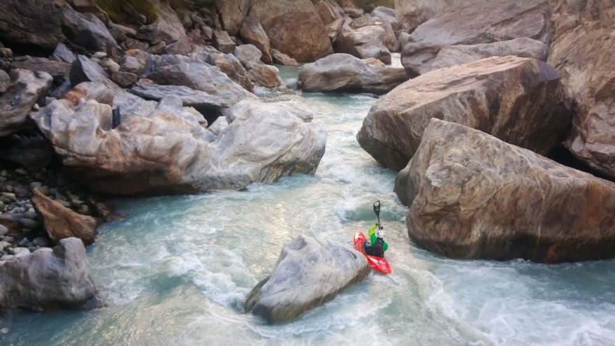 Hushe je zablokovaná řeka, ale prohlíželi jsem jen několikrát.
