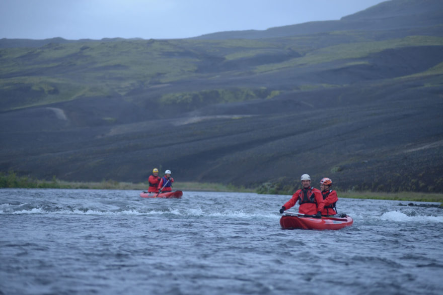 Ytri-Rangá. Obrovské množství lávy, pomalu stékající z nedaleké Hekly, významně ovlivnilo dnešní podobu řeky.