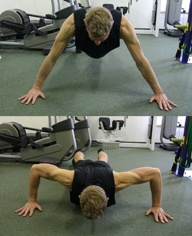 Klik široce, čelní pohled