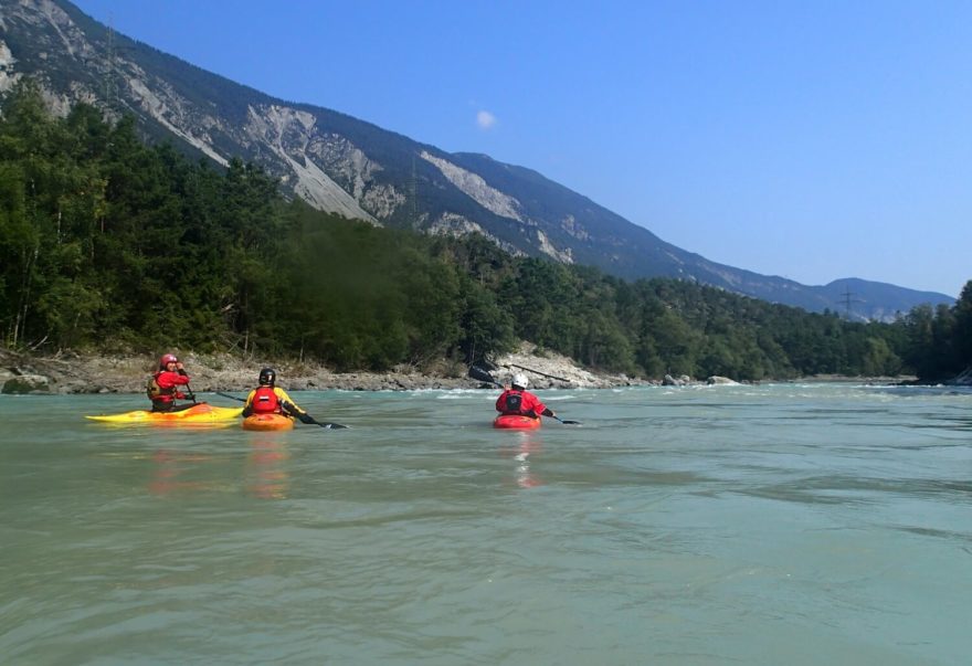 Závěr plavby po spodním Innu.