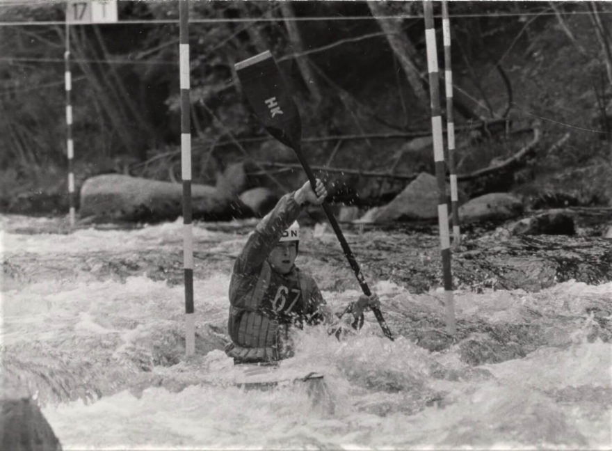 Kamenice, spálovská trať pod železničním mostem.