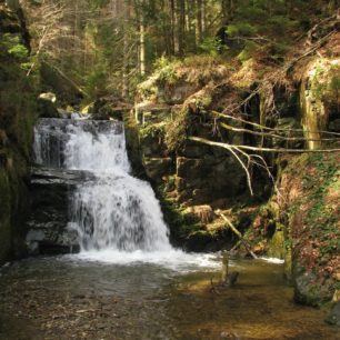 Rešovské vodopády na ríčce Huntavě.