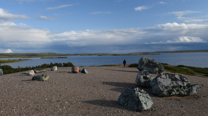 Druidské pocity z Inuitského tábořiště na jezeře Ennadai.