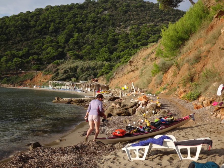 Lopud - jediná písčitá pláž široko daleko.