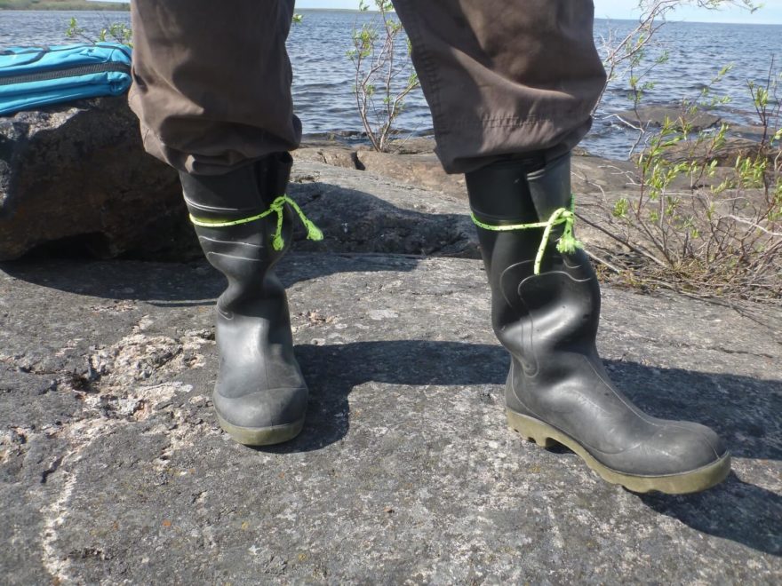 Jeden ze způsobů ochrany před dotěrnými muchničkami. Stejně nakonec zalezly všude.