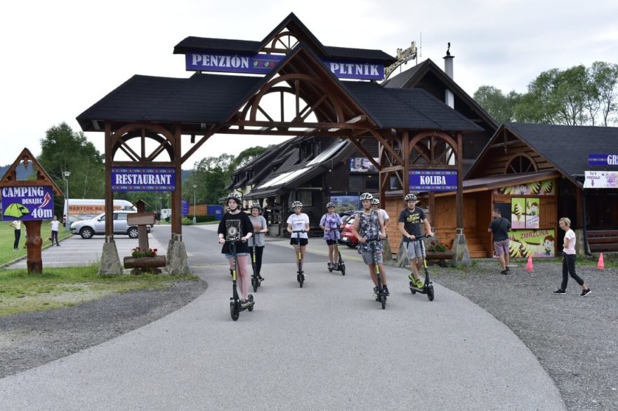 Vstupní brána do Resortu Pltník.