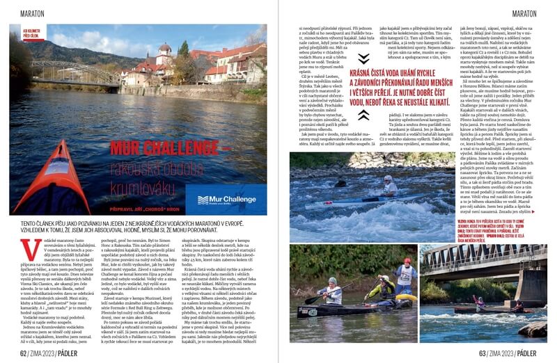 Vodácký maraton Mur Challenge.