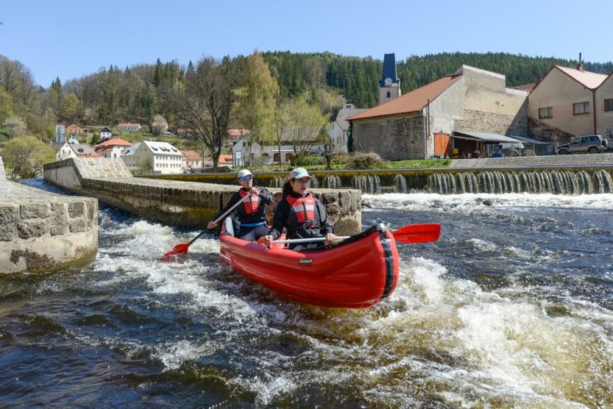 Splutí retardérové propusti v Rožmberku. / F: Jan Hocek