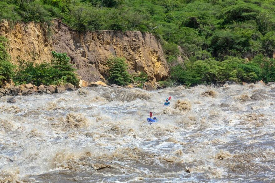 Michal Kuthan a Daniel Princ si užívají nekonečné peřeje Suárezu.