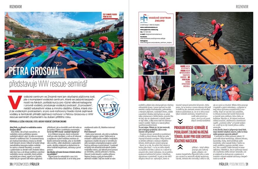 Rozhovor Petra Grosová.