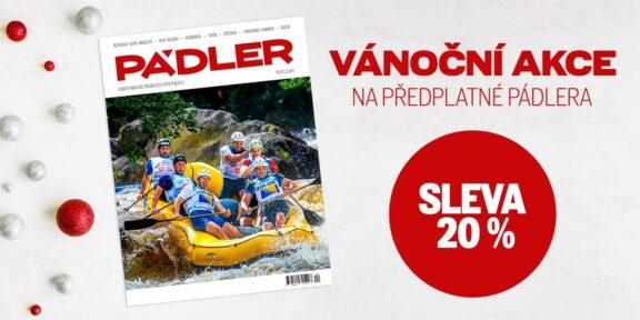 Daruj pod stromeček předplatné vodáckého časopisu Pádler s 20% slevou!