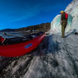 Ledovcové jezero Hofellslón.
