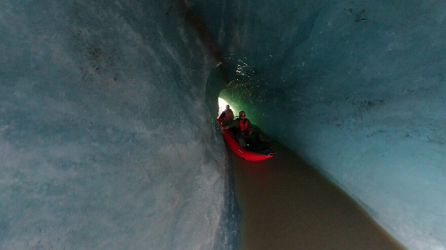 Ledovcové jezero Hofellslón.