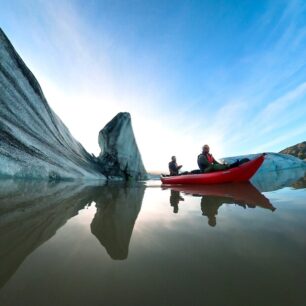 Ledovcové jezero Hofellslón.