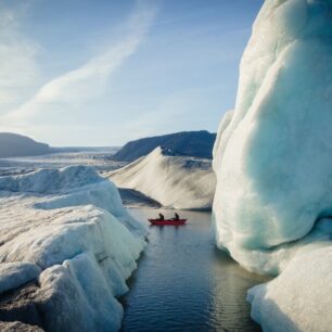 Ledovcové jezero Hofellslón.
