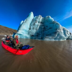 Ledovcové jezero Hofellslón.