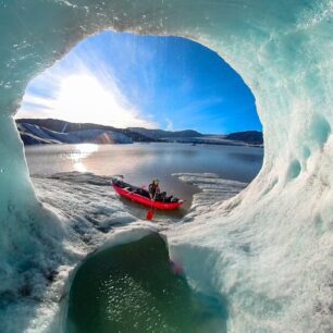 Ledovcové jezero Hofellslón.