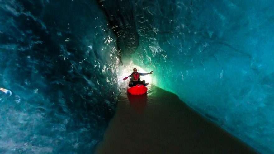 Ledovcové jezero Hofellslón.