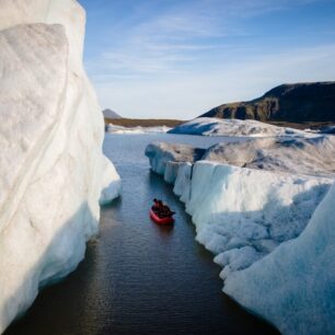 Ledovcové jezero Hofellslón.
