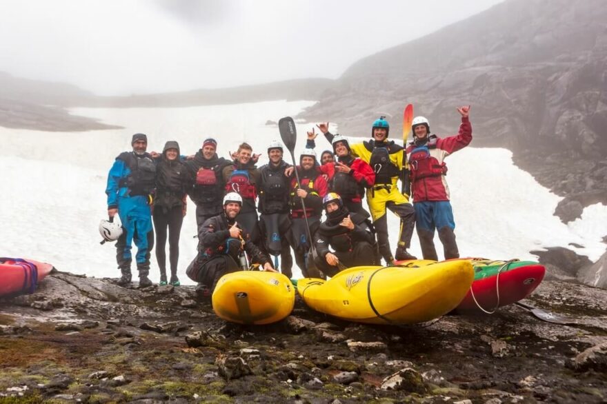 Vrcholové skupinové foto. Bylo nás opravdu hodně.